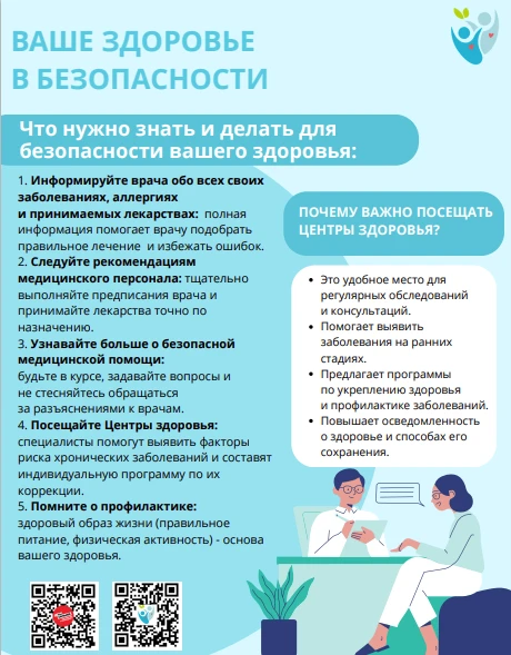 Хотите быть здоровым, обращайтесь в центры здоровья!